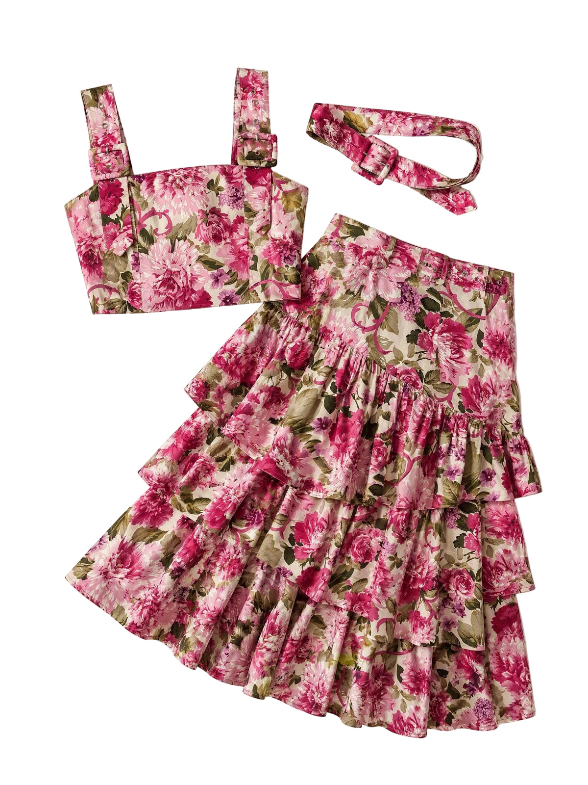 Wynne Bustier - Florence Pink Floral