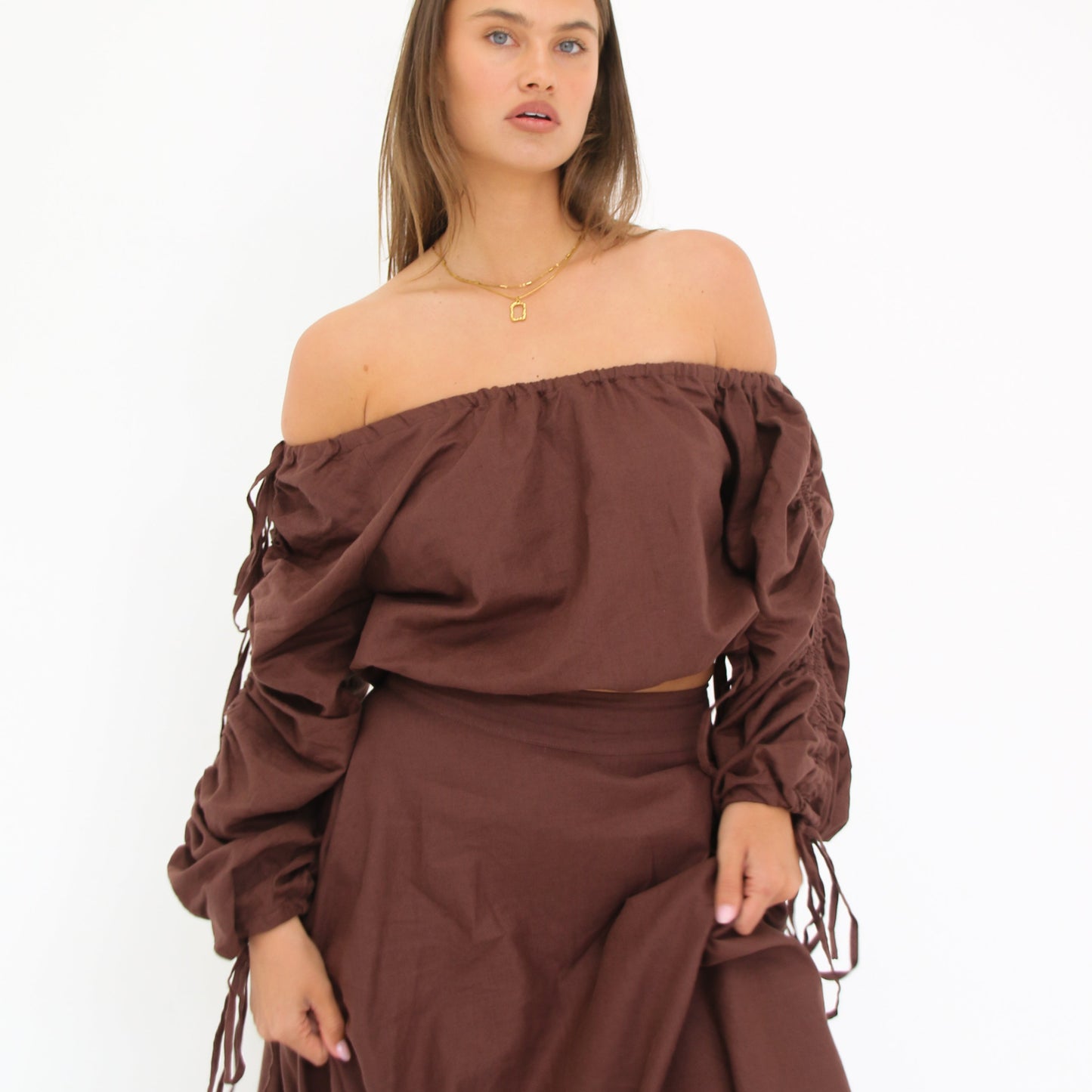 Lara Skirt - Chocolate