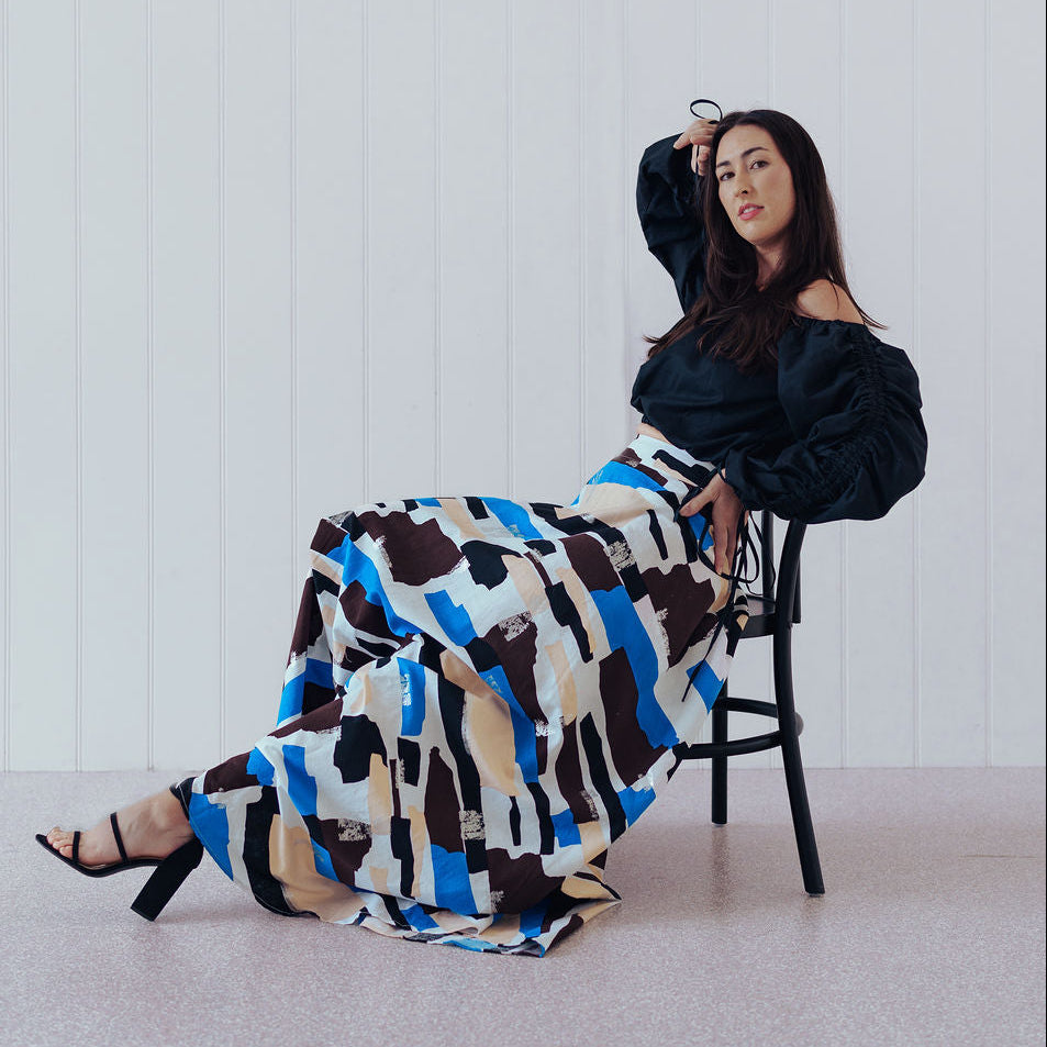 Lara Skirt - Artista print