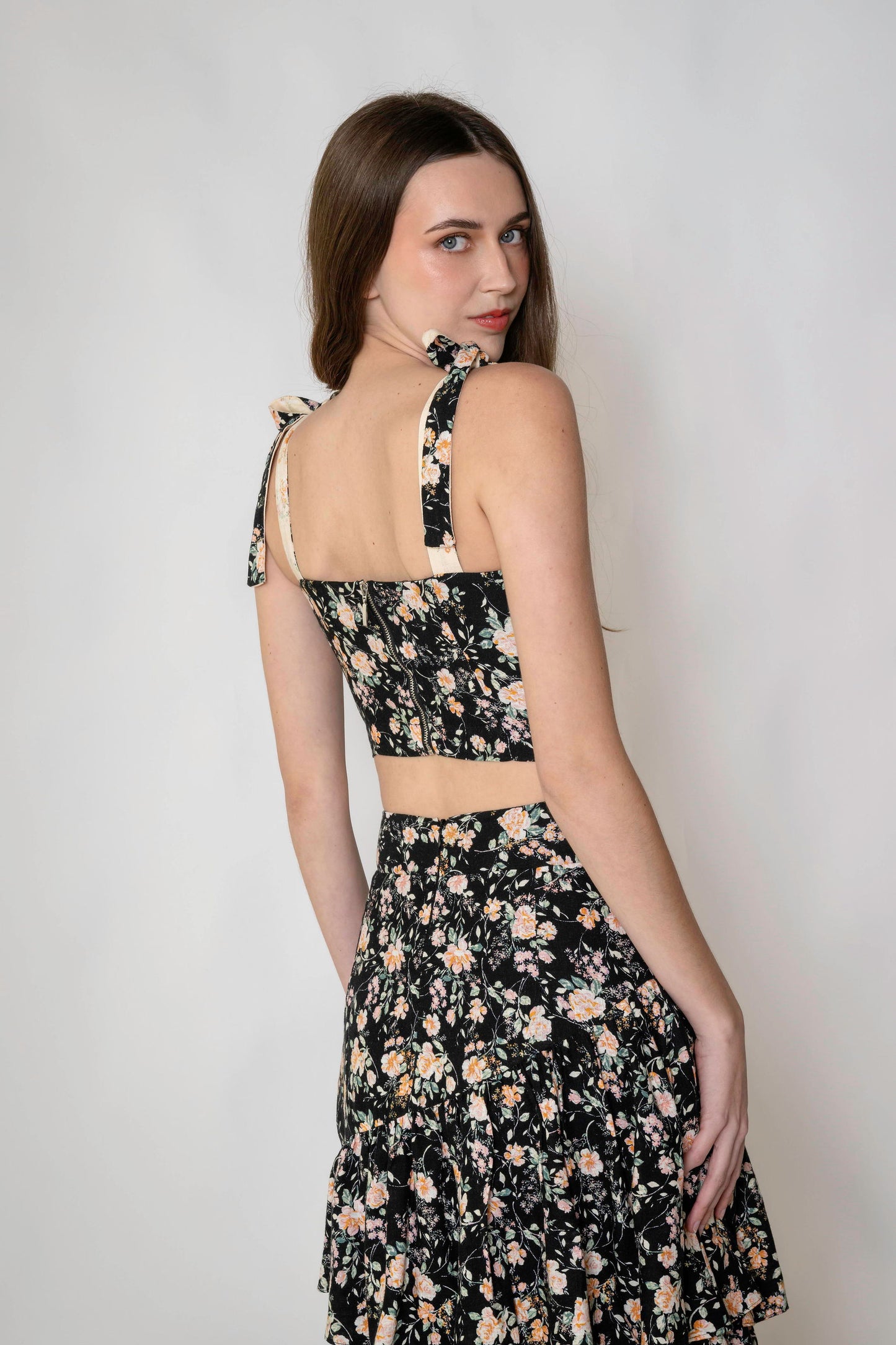 Wynne Bustier - Gothic Floral