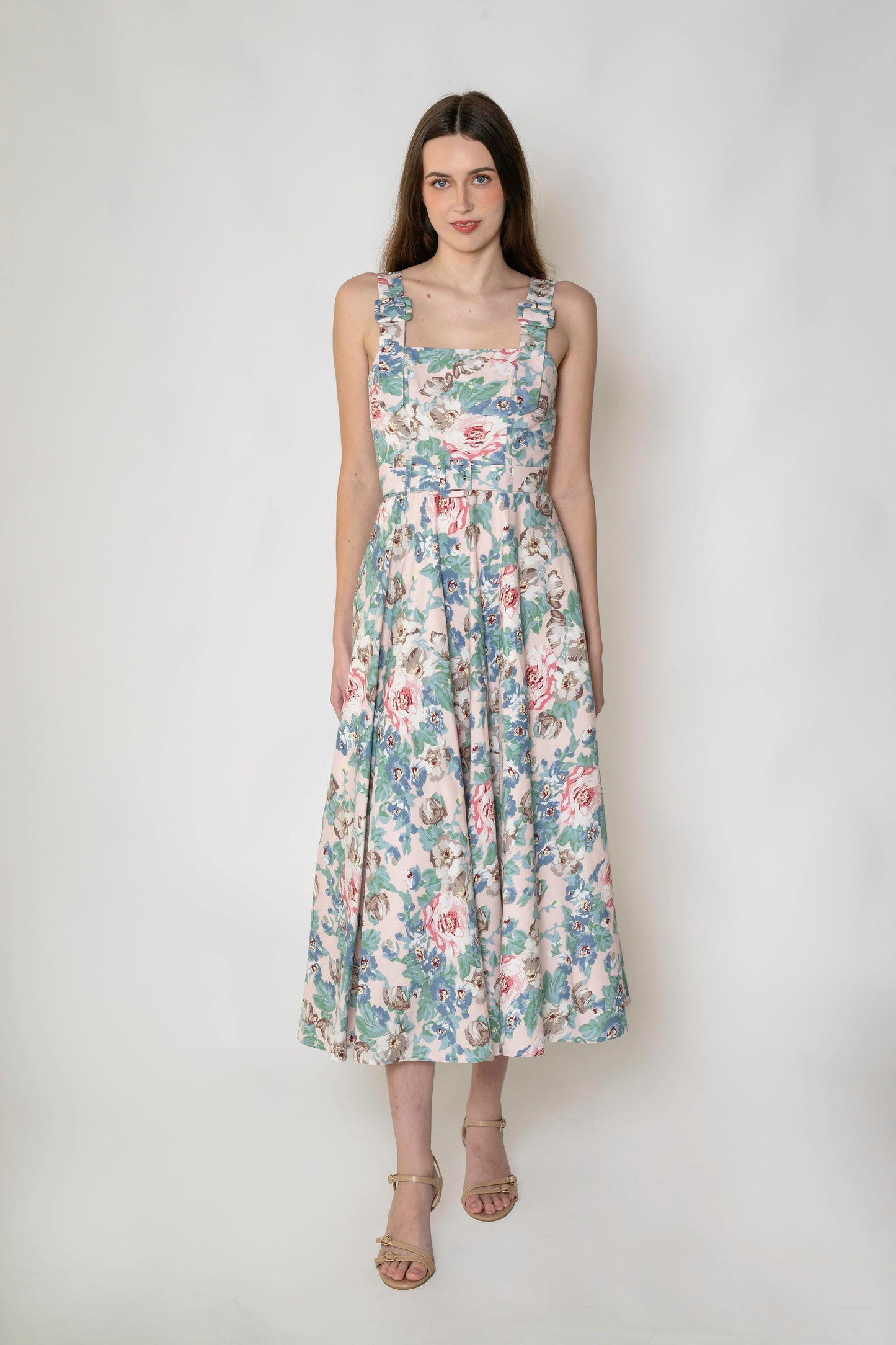 Joy Dress - Blush Vintage Floral
