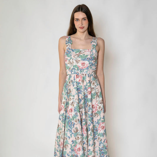 Joy Dress - Blush Vintage Floral