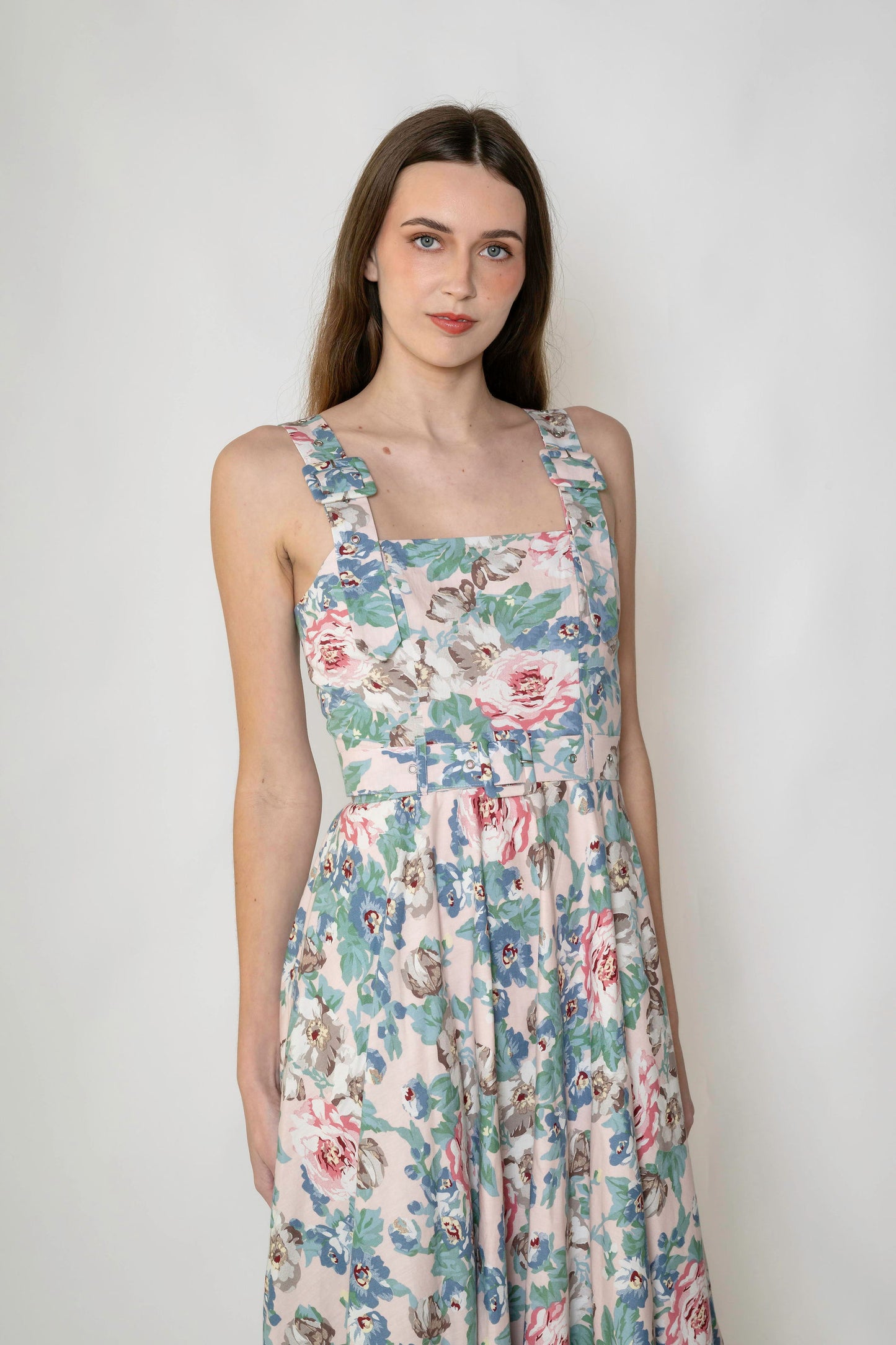 Joy Dress - Blush Vintage Floral