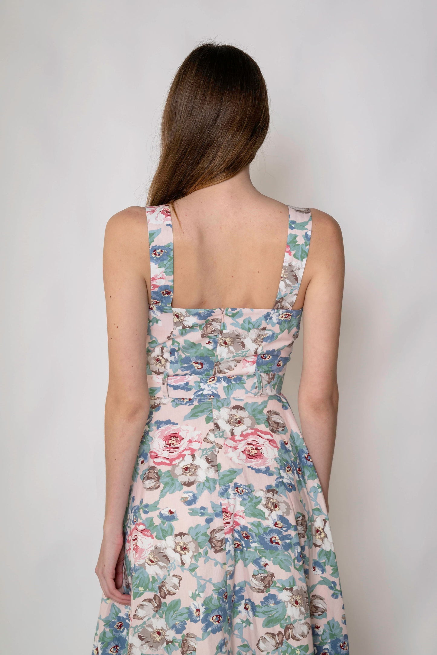 Joy Dress - Blush Vintage Floral