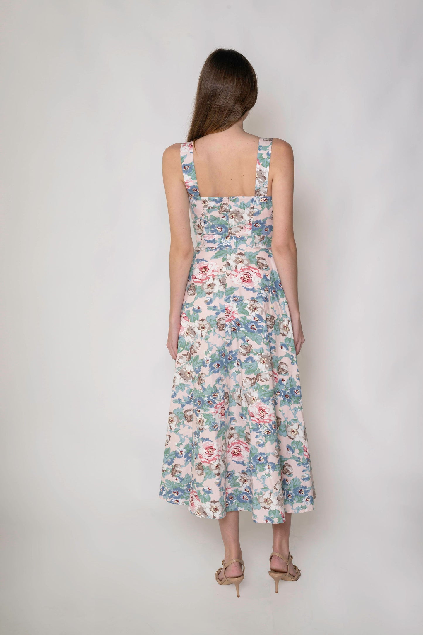 Joy Dress - Blush Vintage Floral