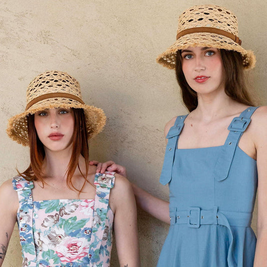 Blair - Straw Bucket Hat