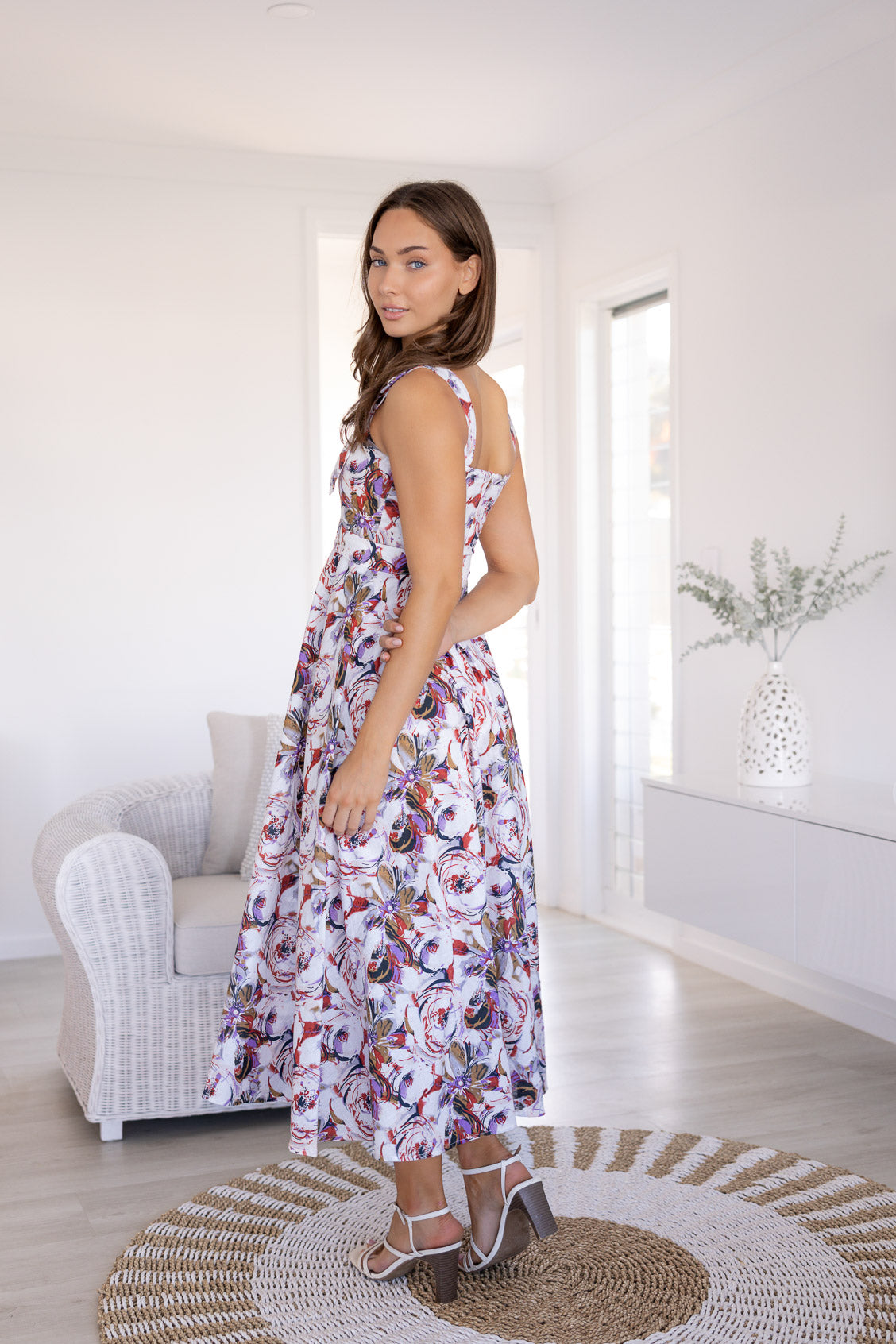 Joy dress - Tea Tree print