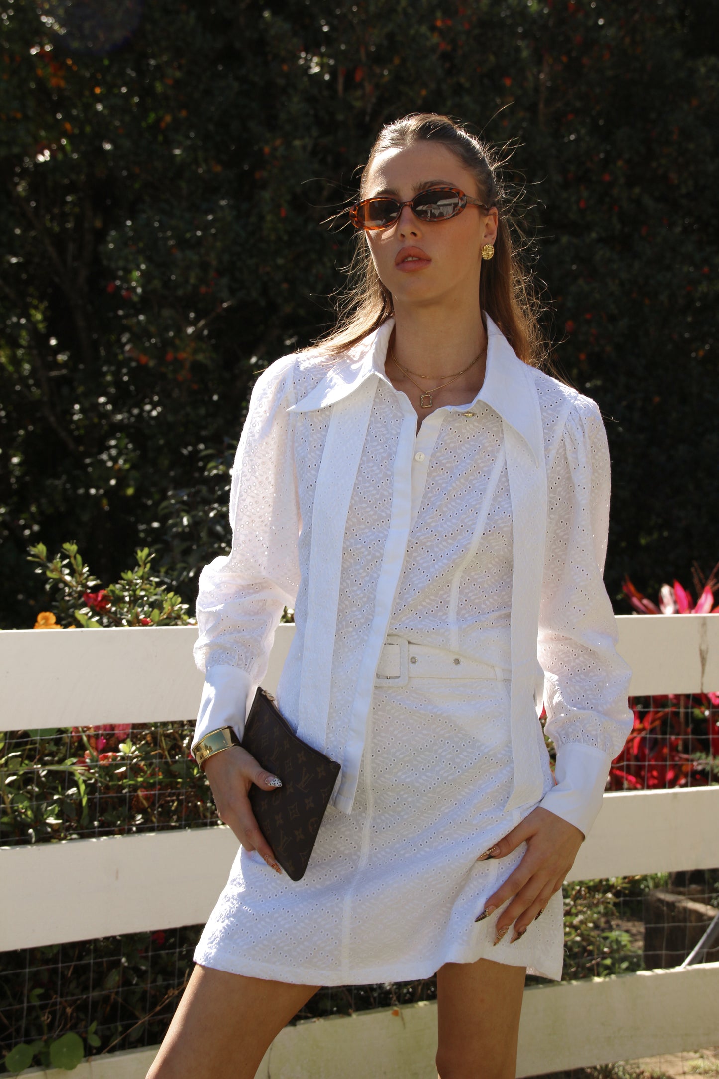 Marilyn Shirt - Broderie Anglaise