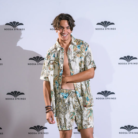 Wacker Man - Henry Relaxed short - Palm Springs Print