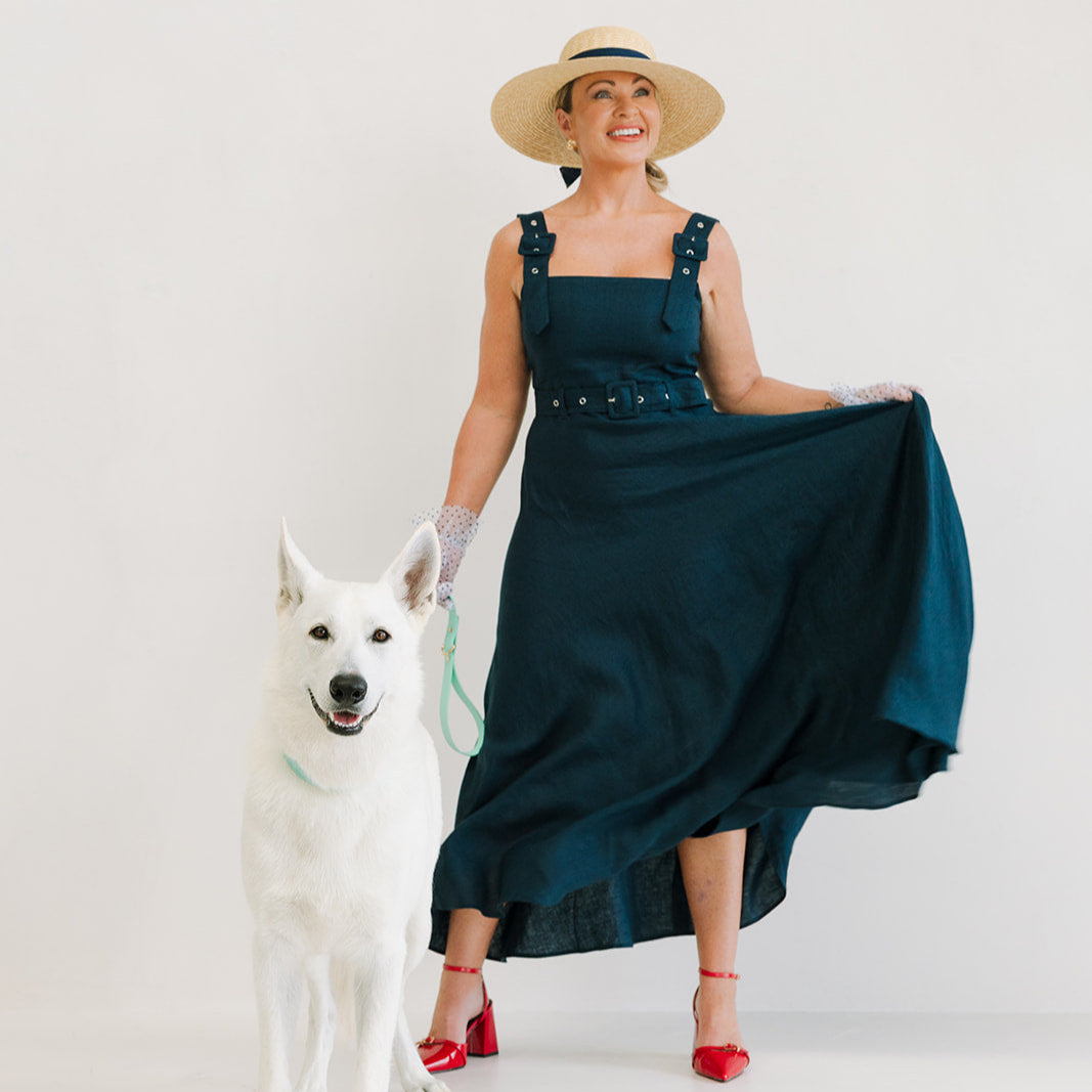 Joy Dress - Navy Blue