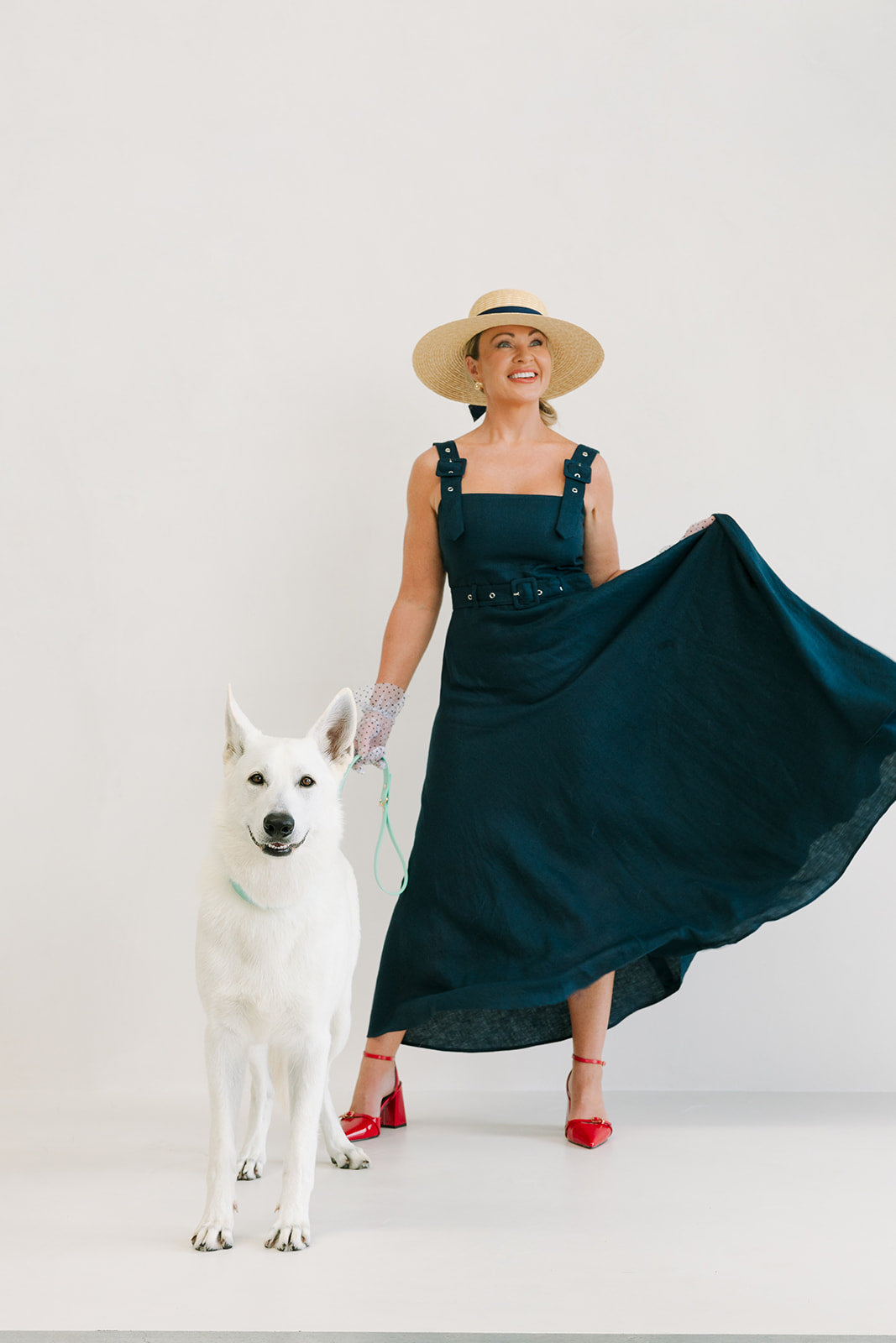 Joy Dress - Navy Blue