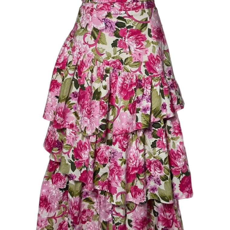 Joanie Skirt - Florence Pink Floral