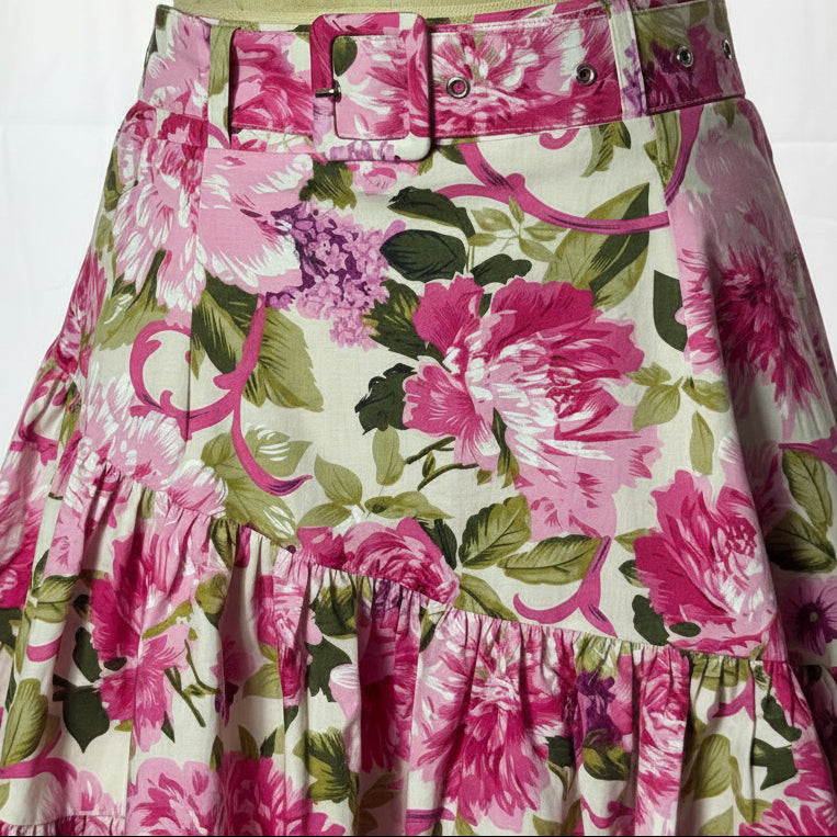 Joanie Skirt - Florence Pink Floral