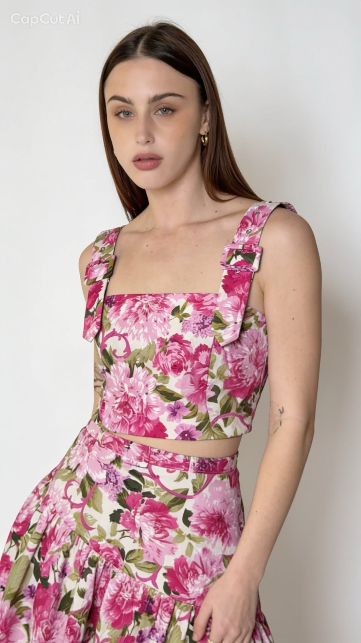 Wynne Bustier - Florence Pink Floral