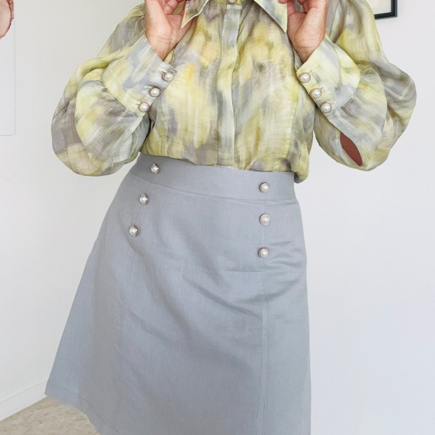 Dawn Mini Skirt - Dusk Grey