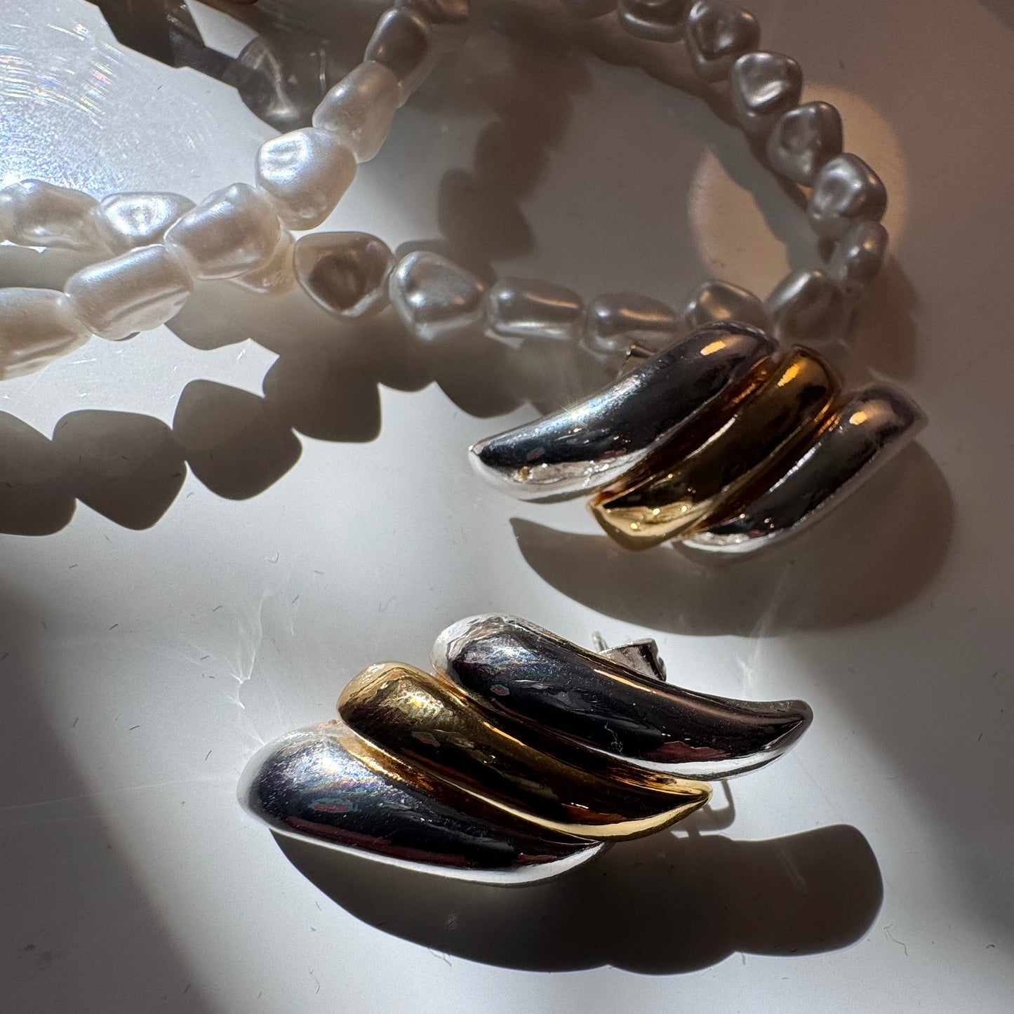 Perri - Mixed Metal Earrings