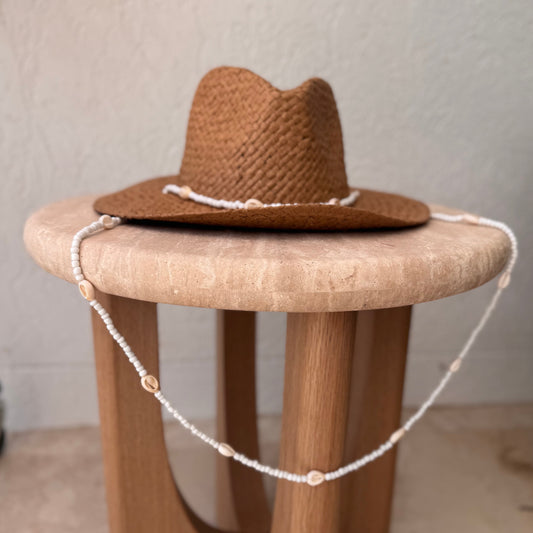 Stevie - Straw Seashell Cowboy Hat