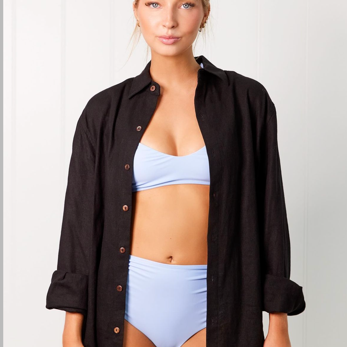 Unisex Noosa Long Sleeve Shirt - Black