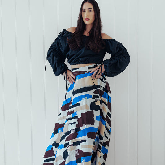 Lara Skirt - Artista print