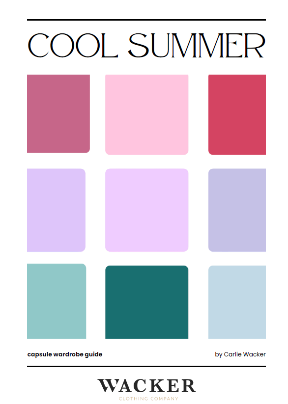 COOL SUMMER CAPSULE WARDROBE GUIDE