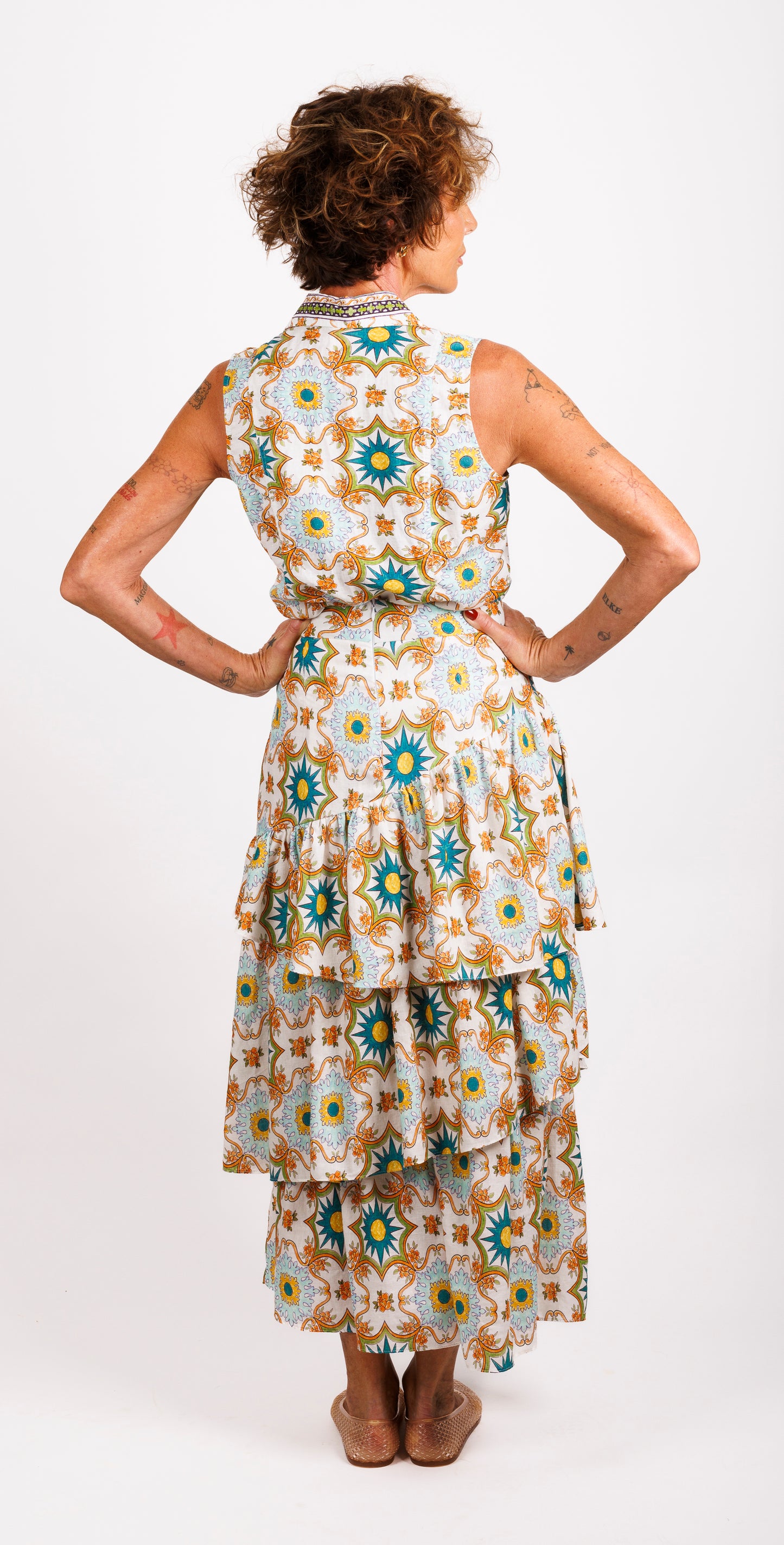 Joanie Tiered Maxi Skirt - Eumundi Print