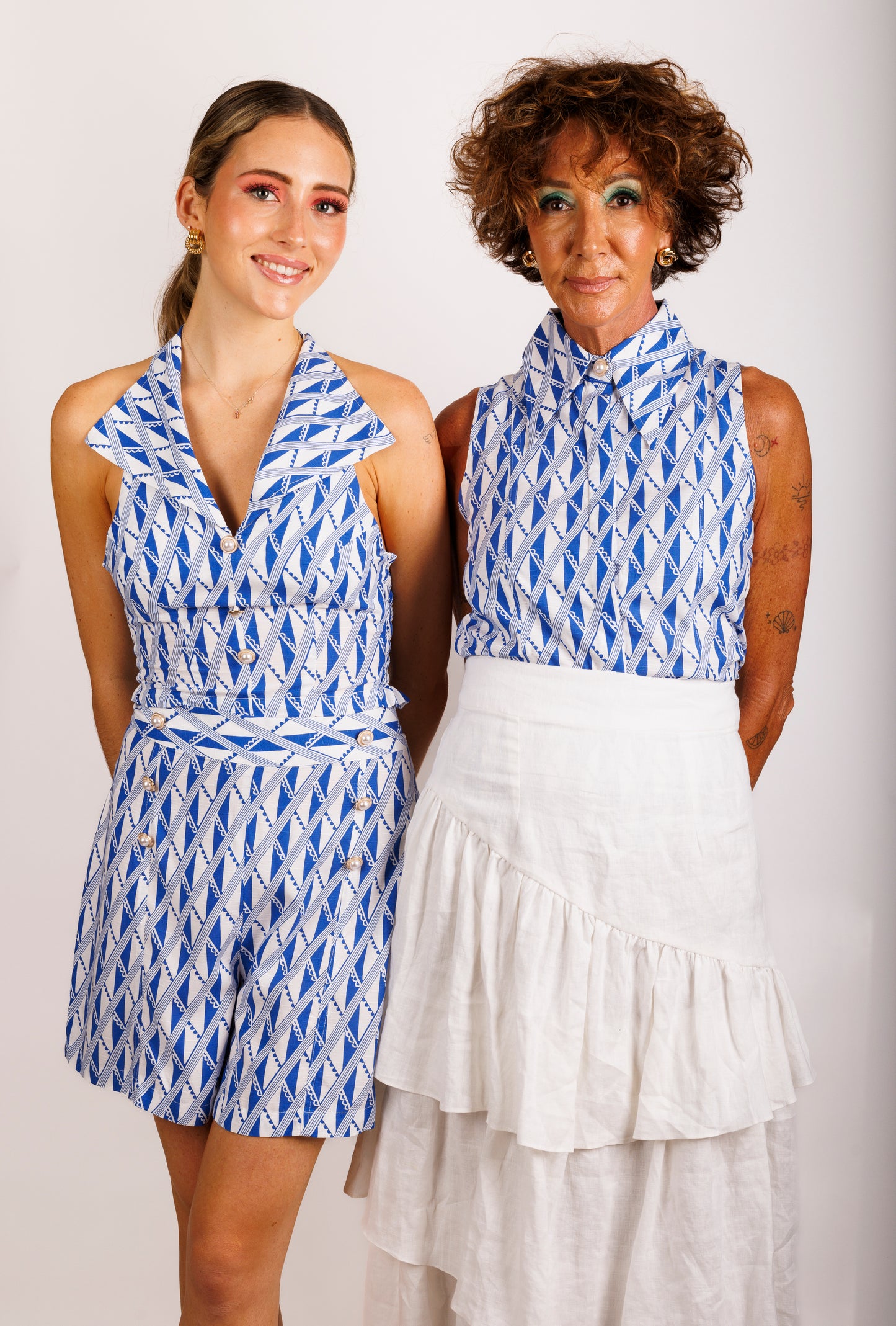 Joanie Tiered Maxi Skirt - White