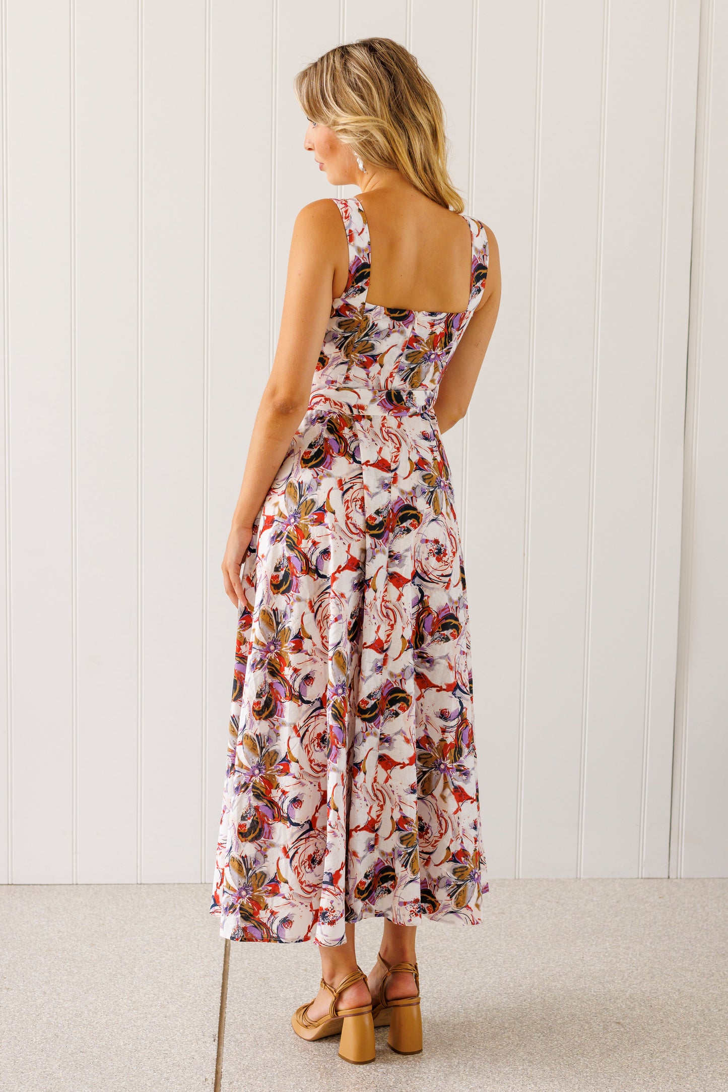 Joy dress - Tea Tree print