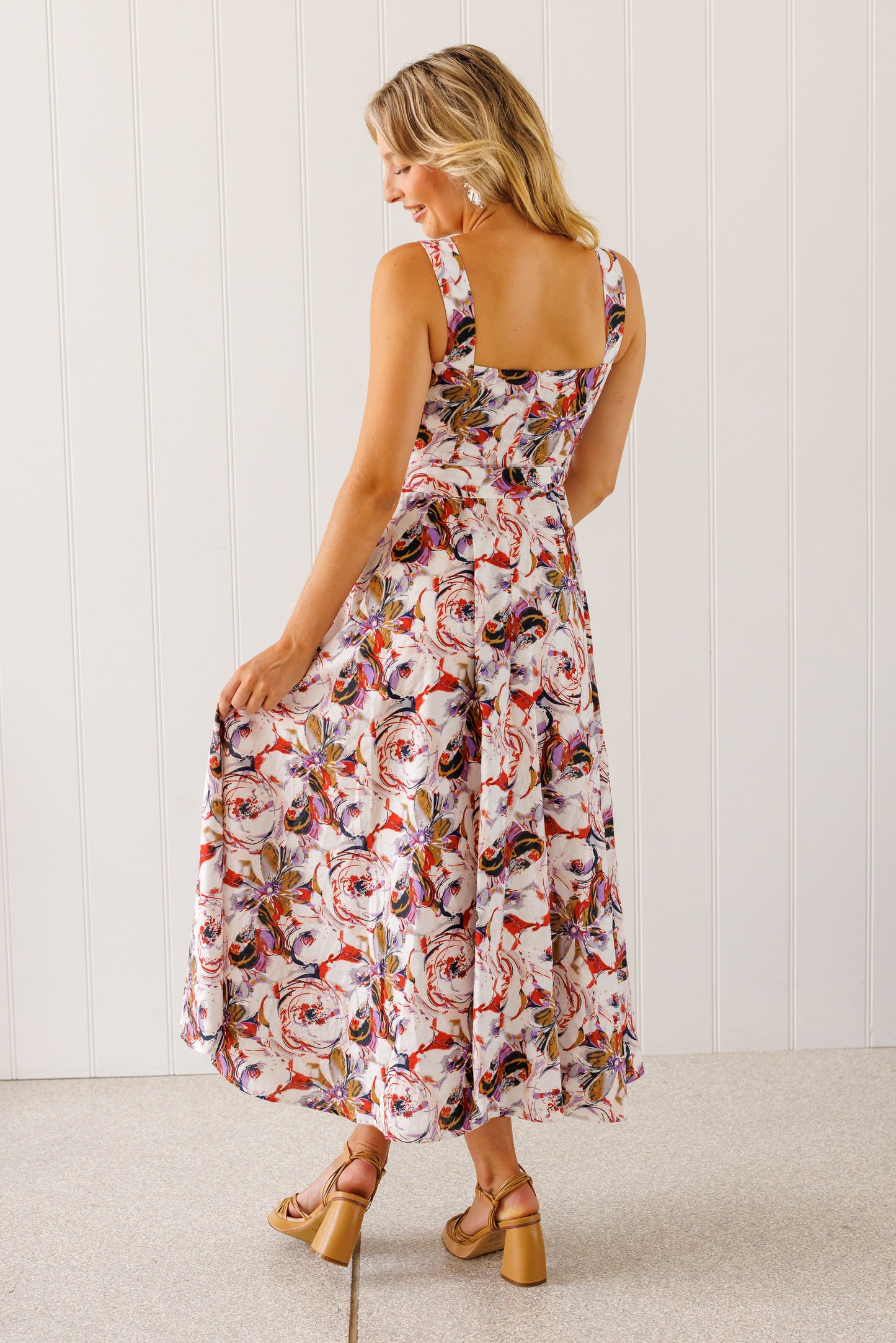 Joy dress - Tea Tree print