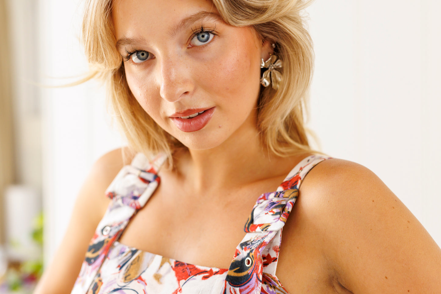 Joy dress - Tea Tree print