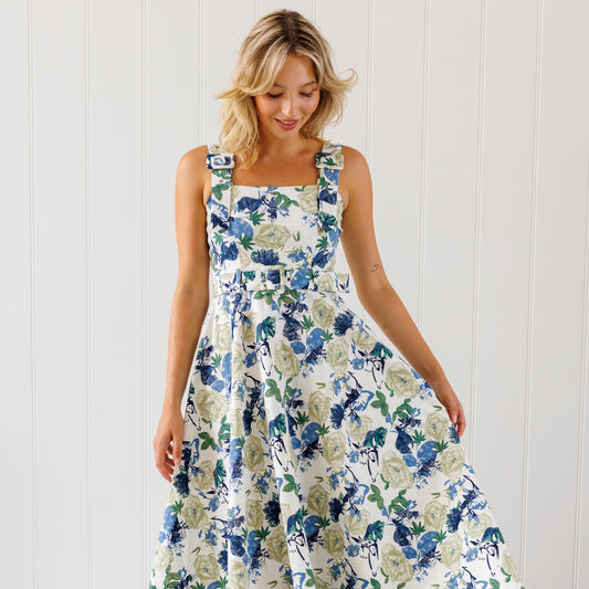 Joy dress - Tea Party print