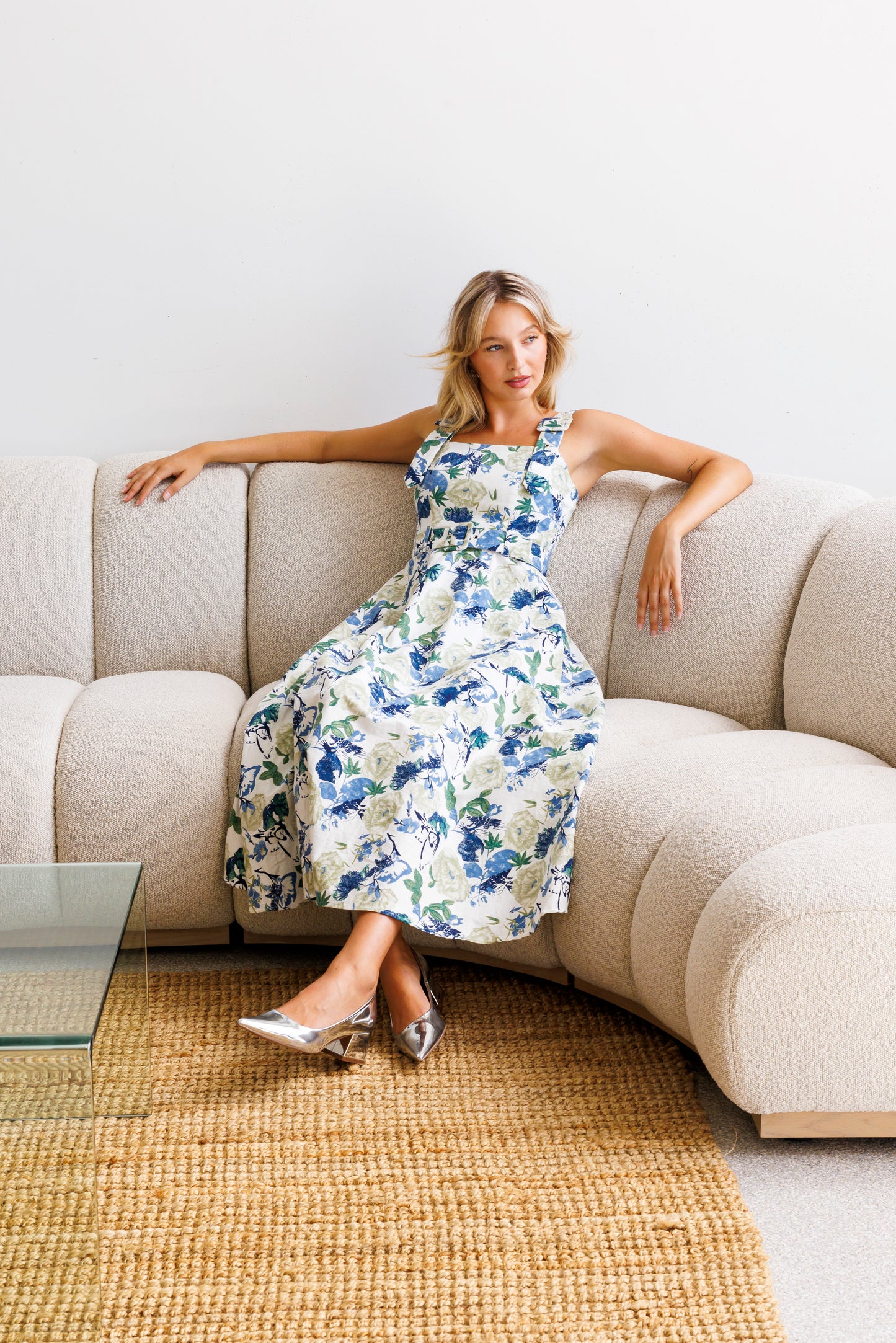 Joy dress - Tea Party print