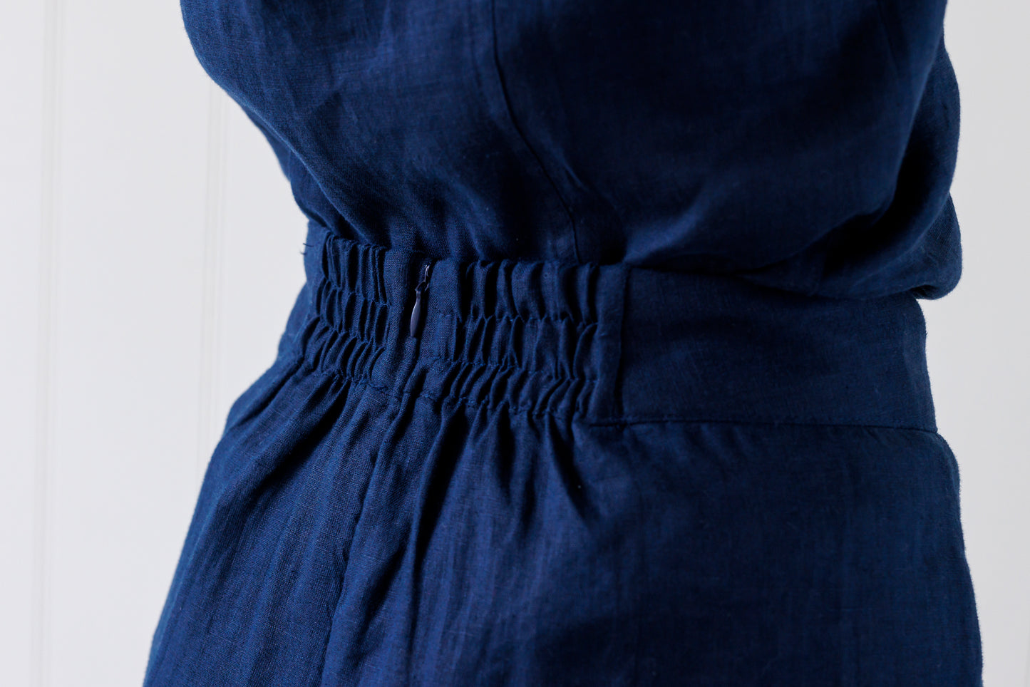 Carlie Wide Leg Pant - Navy