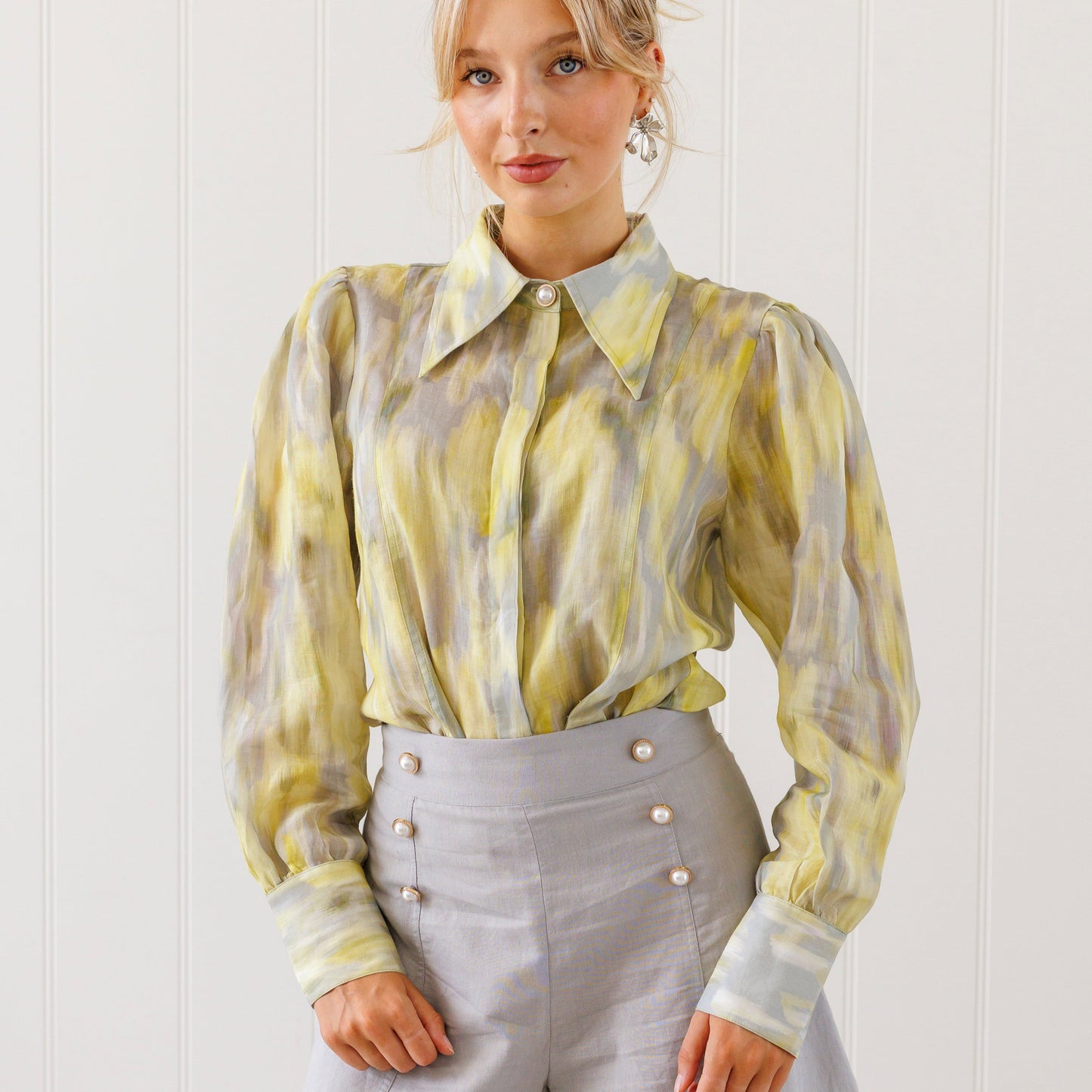 Emmy High Waisted Short - Dusk Grey